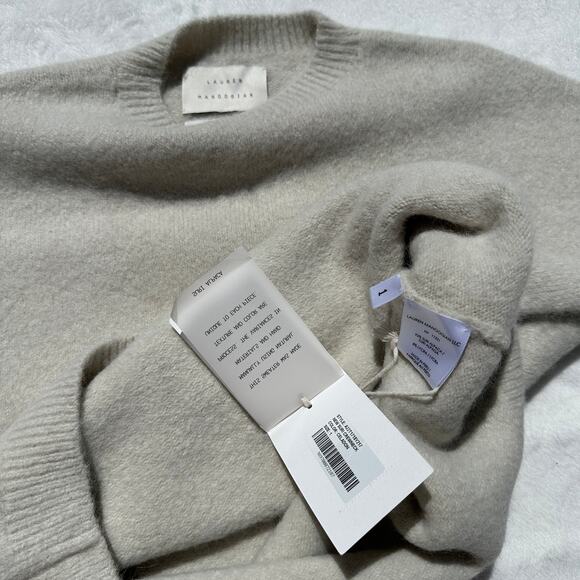 Lauren Manoogian New Suri Alpaca Long Sleeve Crewneck Sweater Celadon Size 1 NWT - Picture 14 of 16